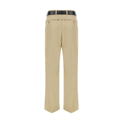 Prada Cotton Front Closure Pants