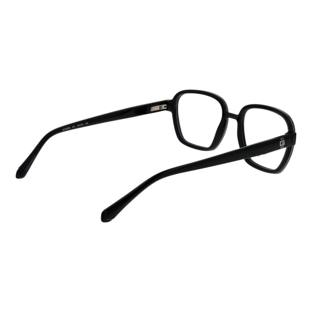 Guess Black Men’s Optical Glasses – Square Full-Rim Frame, 53mm