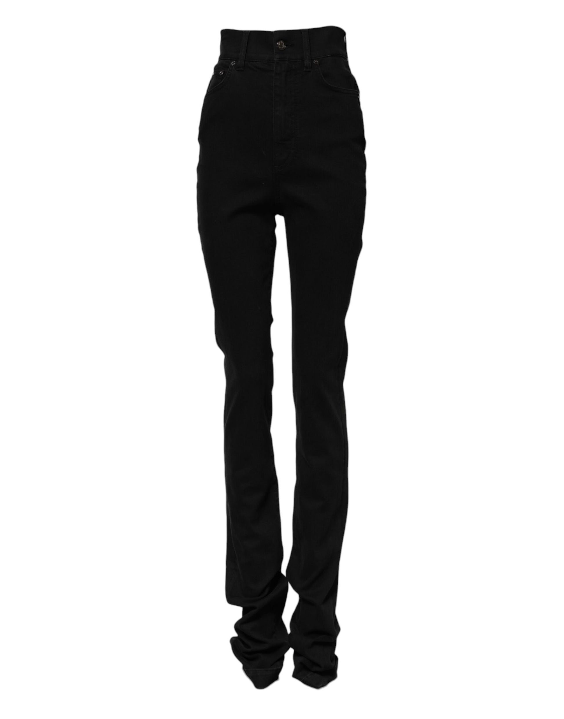 Dolce & Gabbana Black High Waist Skinny Denim Jeans