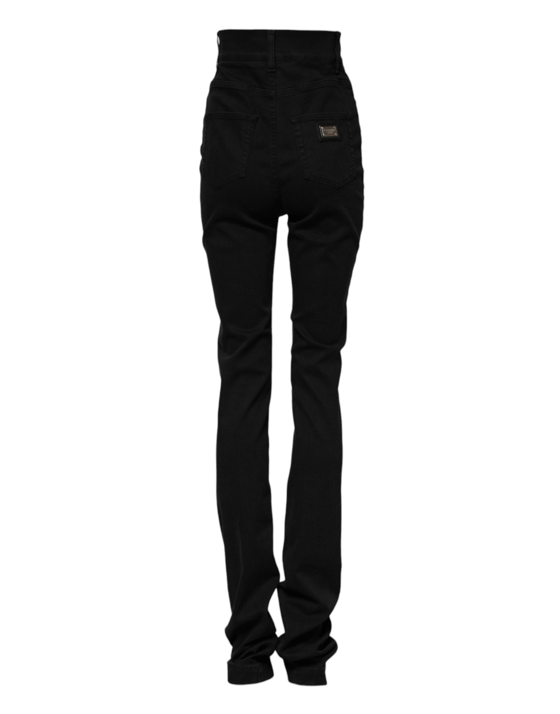 Dolce & Gabbana Black High Waist Skinny Denim Jeans