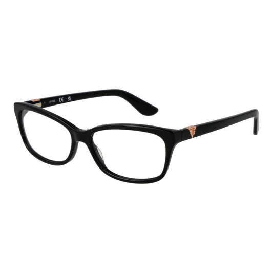 Guess Women’s Optical Frames – Black Rectangle Full-Rim, 53mm