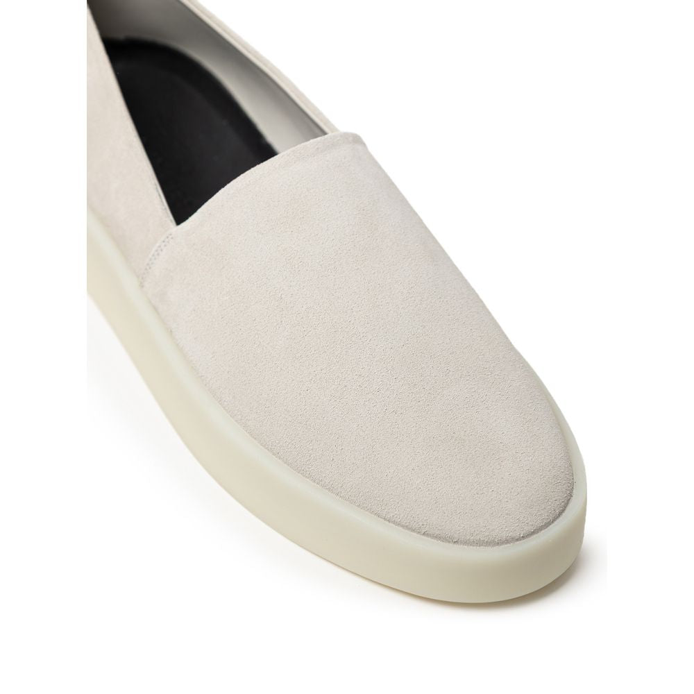 Fear Of God Gray Leather Moccasin