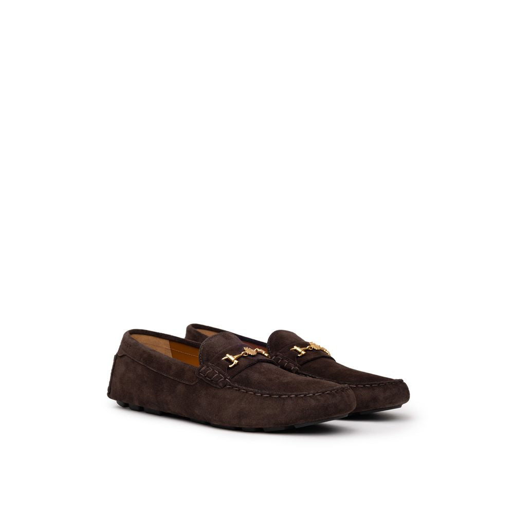 Bally Brown Leather Moccasin