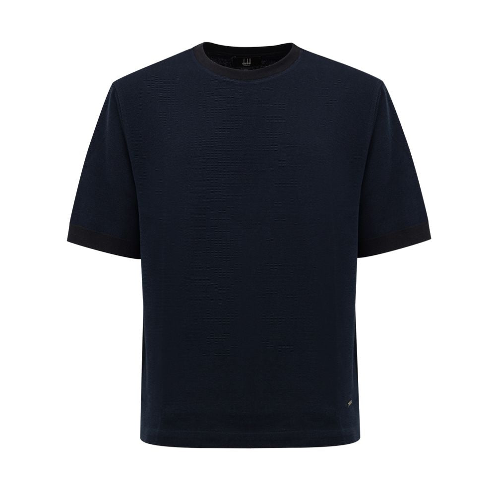 Dunhill Blue Cotton T-Shirt - Stylish Comfort for Every Occasion