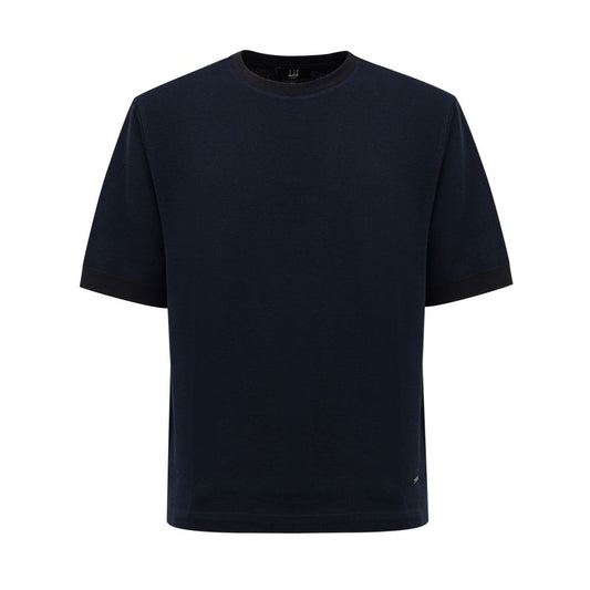 Dunhill Blue Cotton T-Shirt - Stylish Comfort for Every Occasion