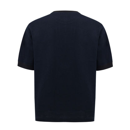 Dunhill Blue Cotton T-Shirt - Stylish Comfort for Every Occasion