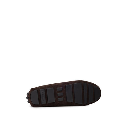 Bally Brown Leather Moccasin