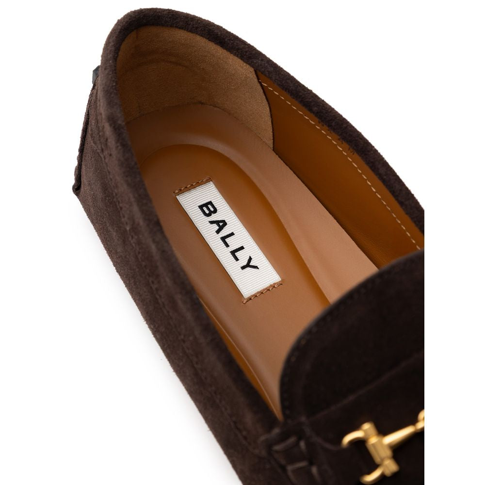 Bally Brown Leather Moccasin