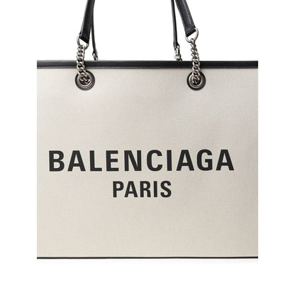Balenciaga Gray Cotton Sweater - Avant-Garde Streetwear Statement