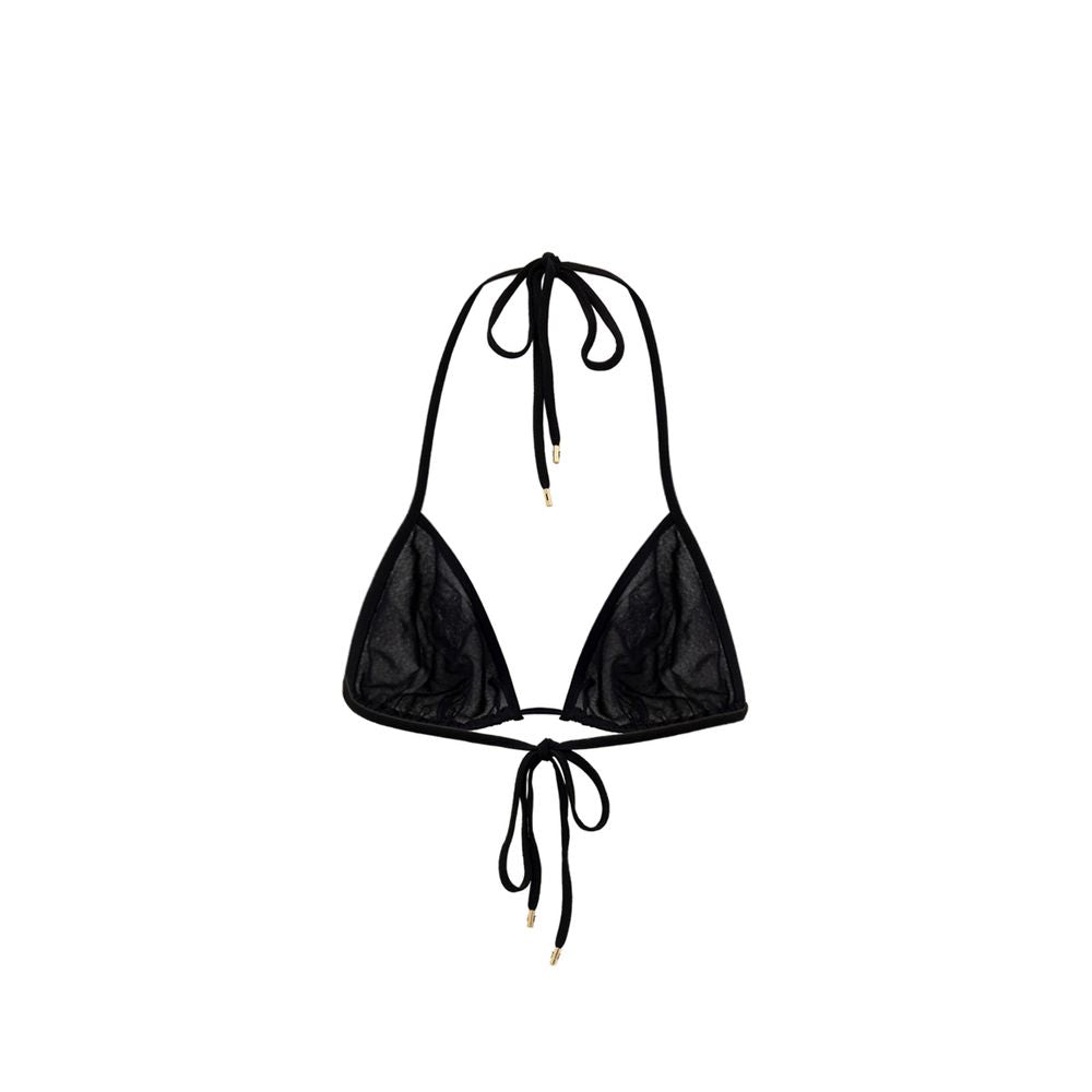 Tom Ford Black Tulle Bra with Stars