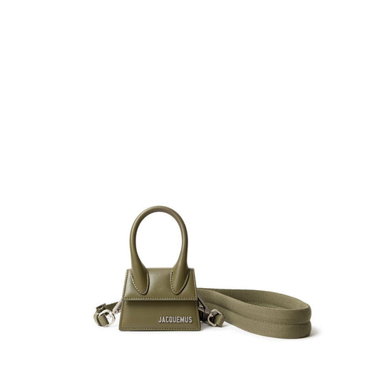 Jacquemus Mini Le Chiquito Khaki Leather Bag