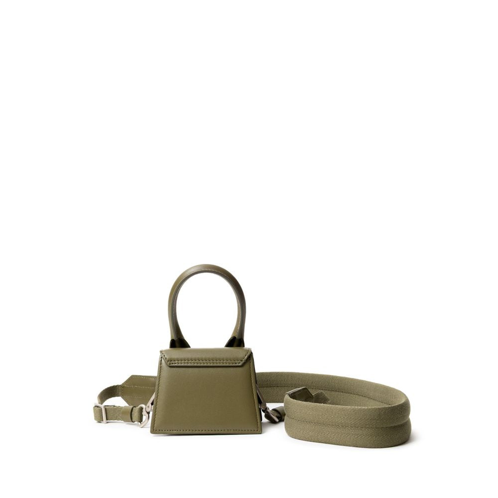 Jacquemus Mini Le Chiquito Khaki Leather Bag