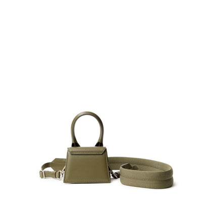 Jacquemus Mini Le Chiquito Khaki Leather Bag