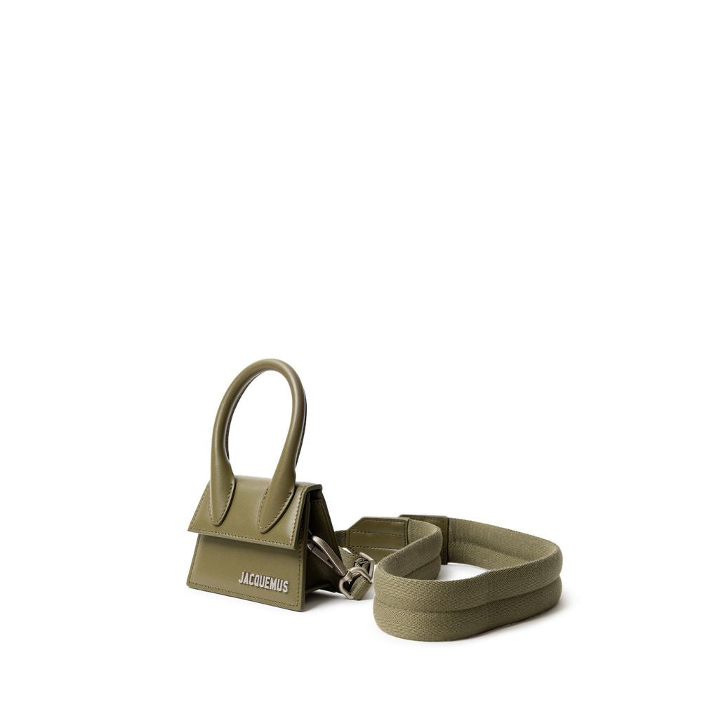 Jacquemus Mini Le Chiquito Khaki Leather Bag