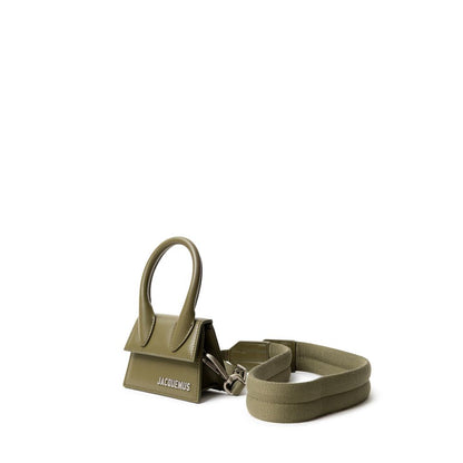 Jacquemus Mini Le Chiquito Khaki Leather Bag