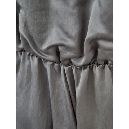 Lardini Gray Silk Long Jumpsuit Dress