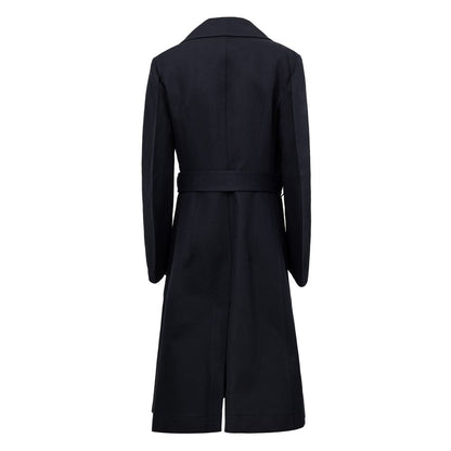 Bottega Veneta Blue Cotton Trench Coat
