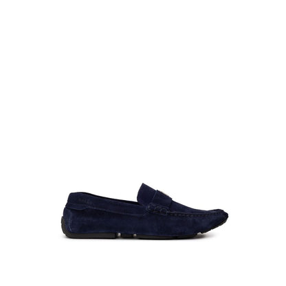 Bally Blue Leather Moccasin - Stylish Comfort Meets Sophistication
