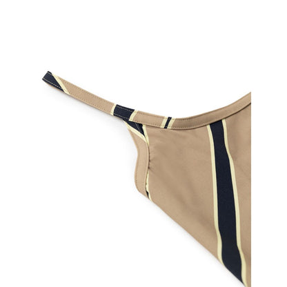 Bottega Veneta Beige Animal Print One Piece Swimsuit