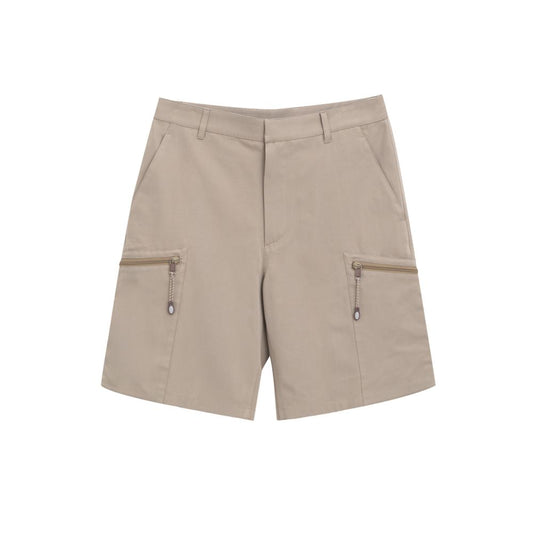 Dior Beige Cotton Cargo Bermuda Shorts