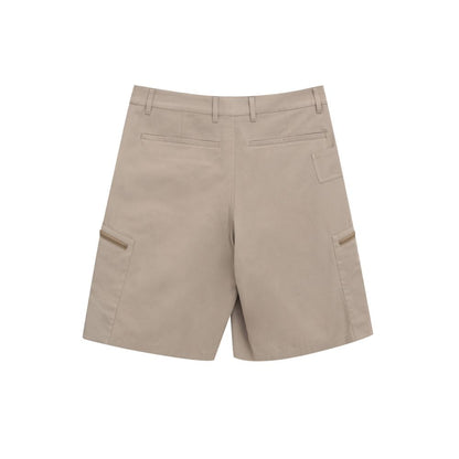 Dior Beige Cotton Cargo Bermuda Shorts