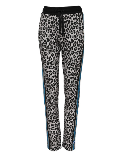Dolce & Gabbana Multicolor Leopard #DGMillennials Jogger Pants
