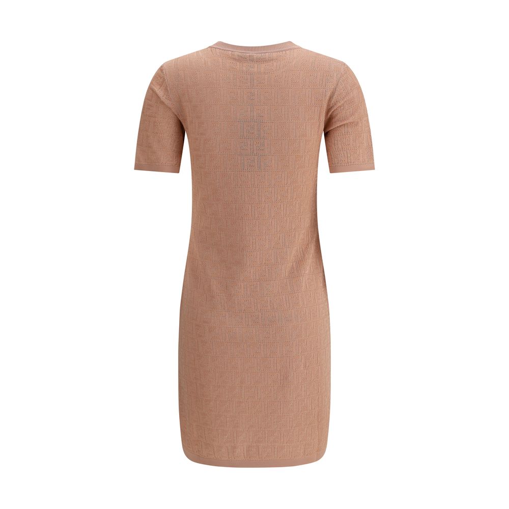 Fendi FF Pattern Midi Dress: A Fusion of Elegance and Modernity
