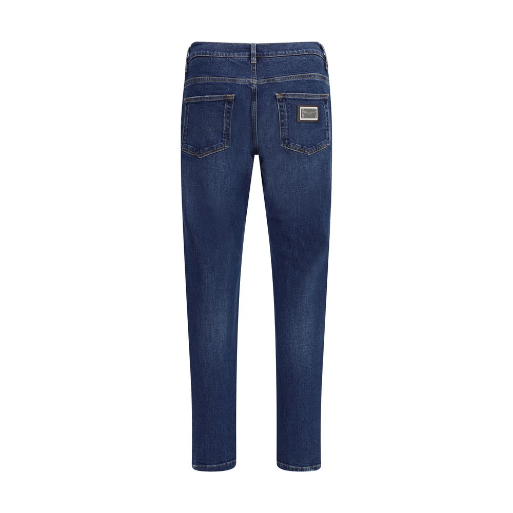 Dolce & Gabbana Mid-Rise Cotton Jeans