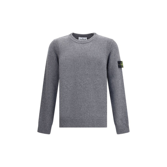 Stone Island Logoed Wool Sweater
