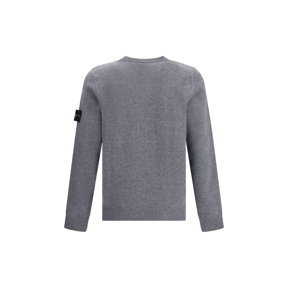 Stone Island Logoed Wool Sweater