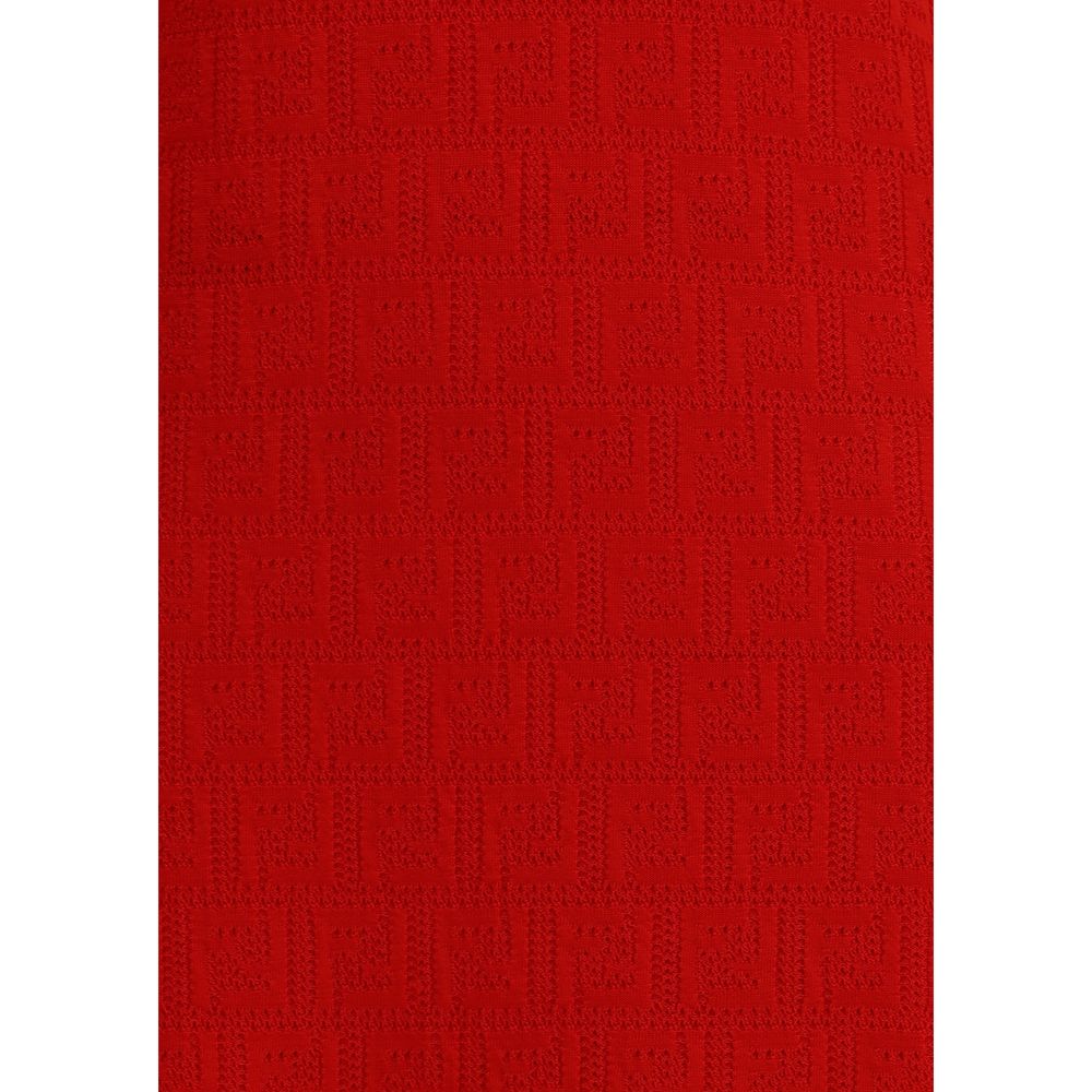 Fendi Knitted Midi Dress - Timeless Elegance