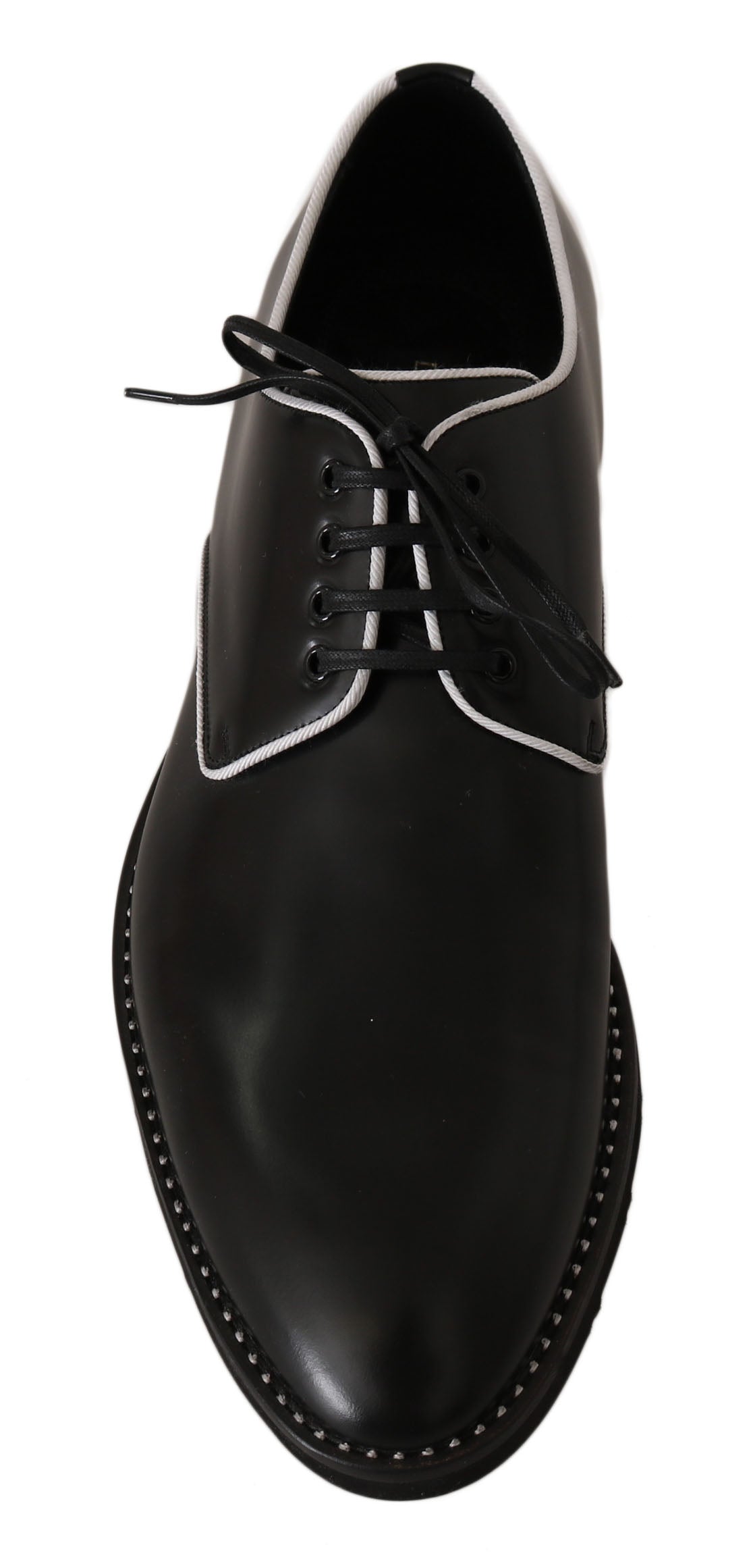  - Elegant Black Leather Derby Dress Shoes