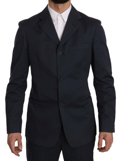  - Elegant Blue Two-Piece Suit