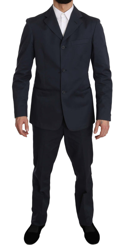  - Elegant Blue Two-Piece Suit