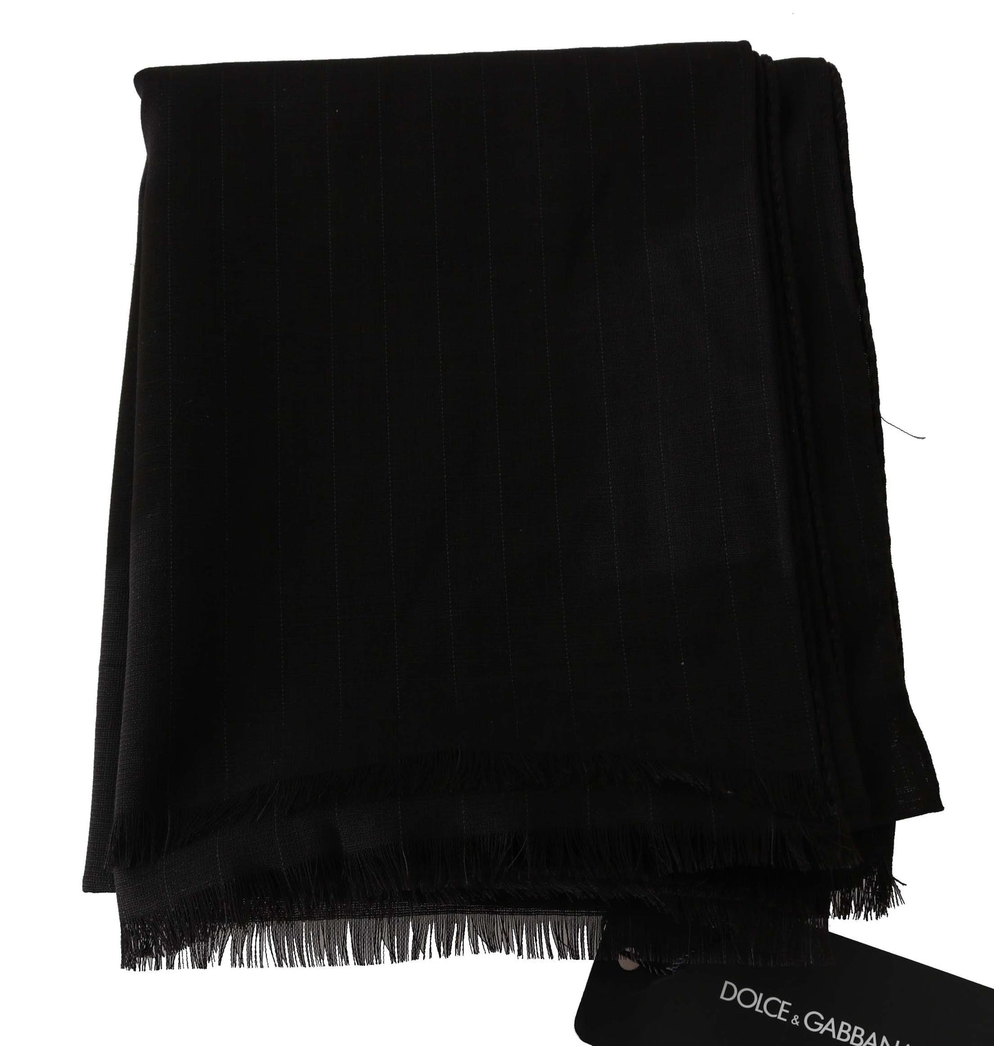  - Elegant Striped Wool Men's Scarf