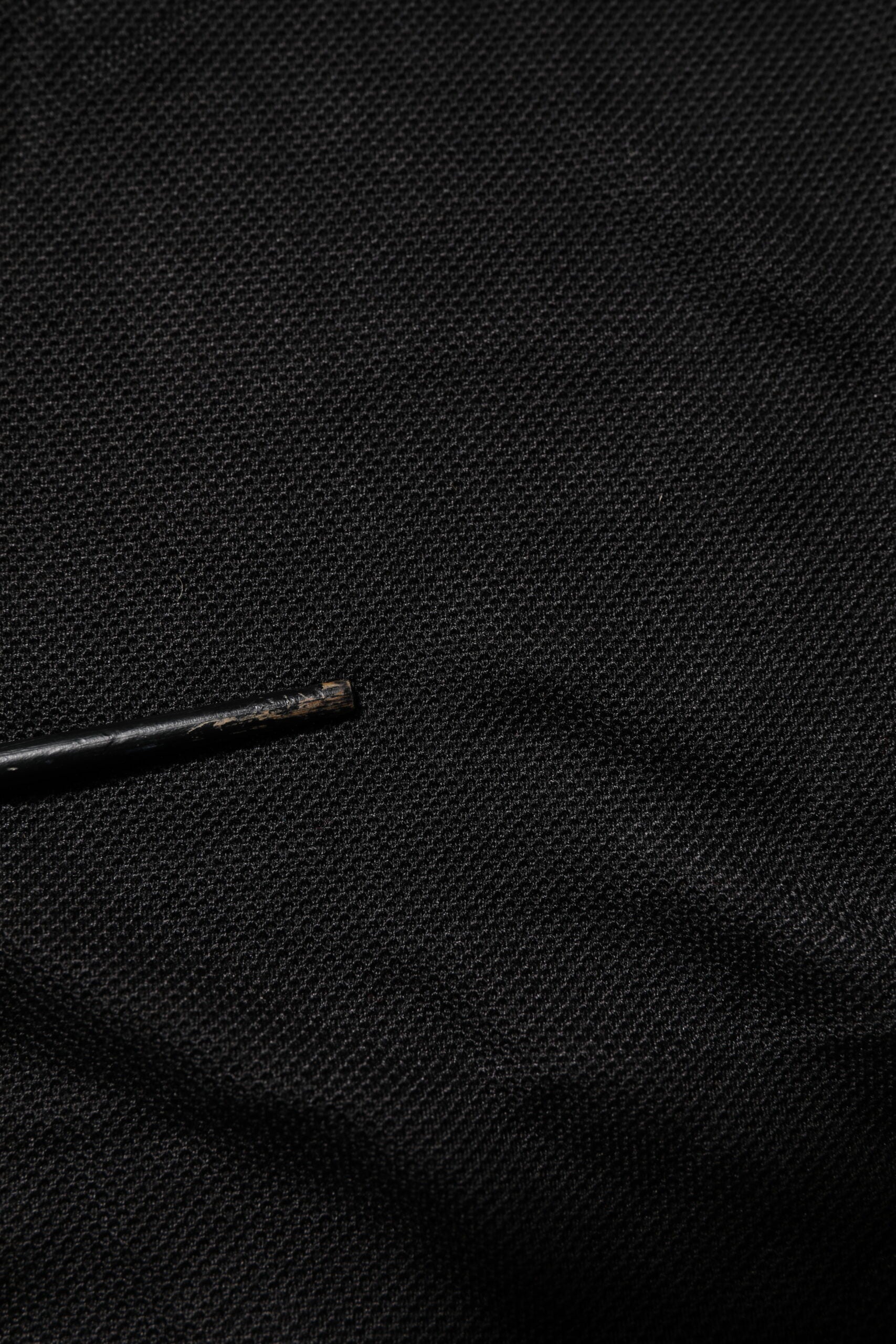 Dolce & Gabbana Black DG Silk Vneck Collared Men Polo T-shirt