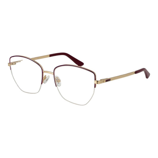 Guess Women’s Optical Frames – Purple Half-Rim, 53mm