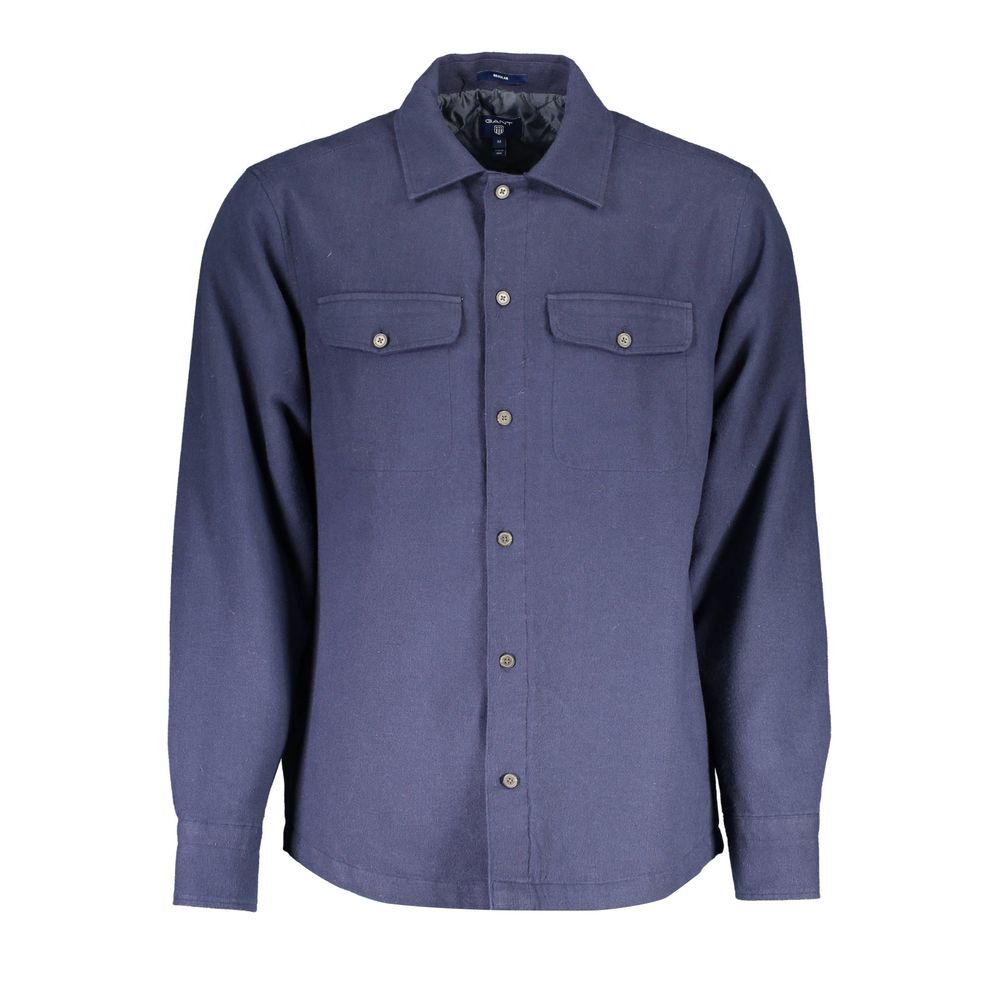 Gant Blue Cotton Shirt - Elegant and Versatile