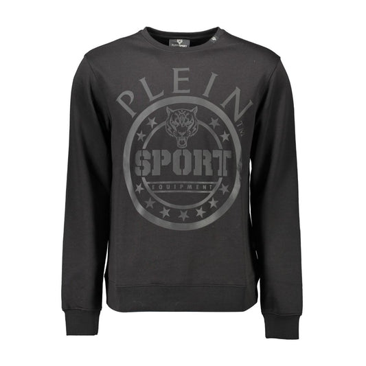 Plein Sport Black Cotton Sweater