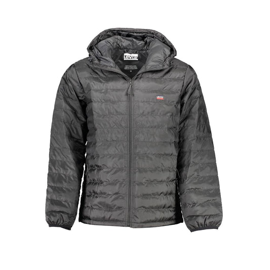 Levi's Black Polyester Jacket with Hood