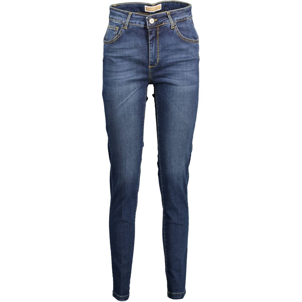Kocca Blue Cotton Jeans - Classic Style and Comfort