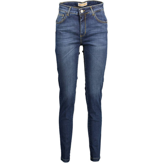 Kocca Blue Cotton Jeans - Classic Style and Comfort