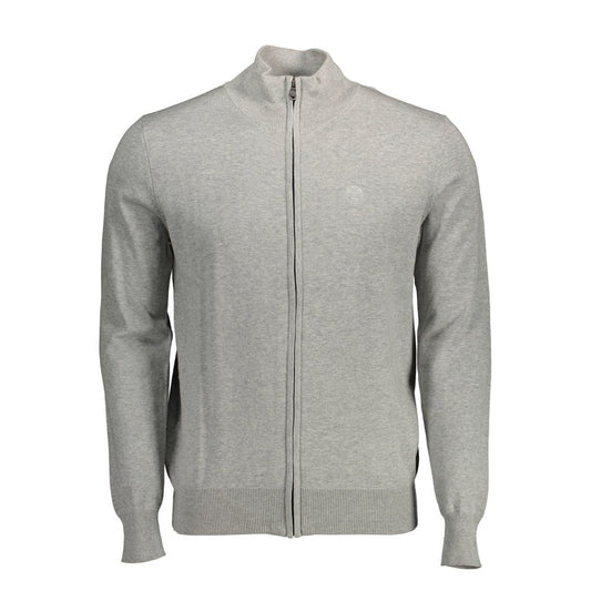 North Sails Gray Cotton Sweater Cardigan