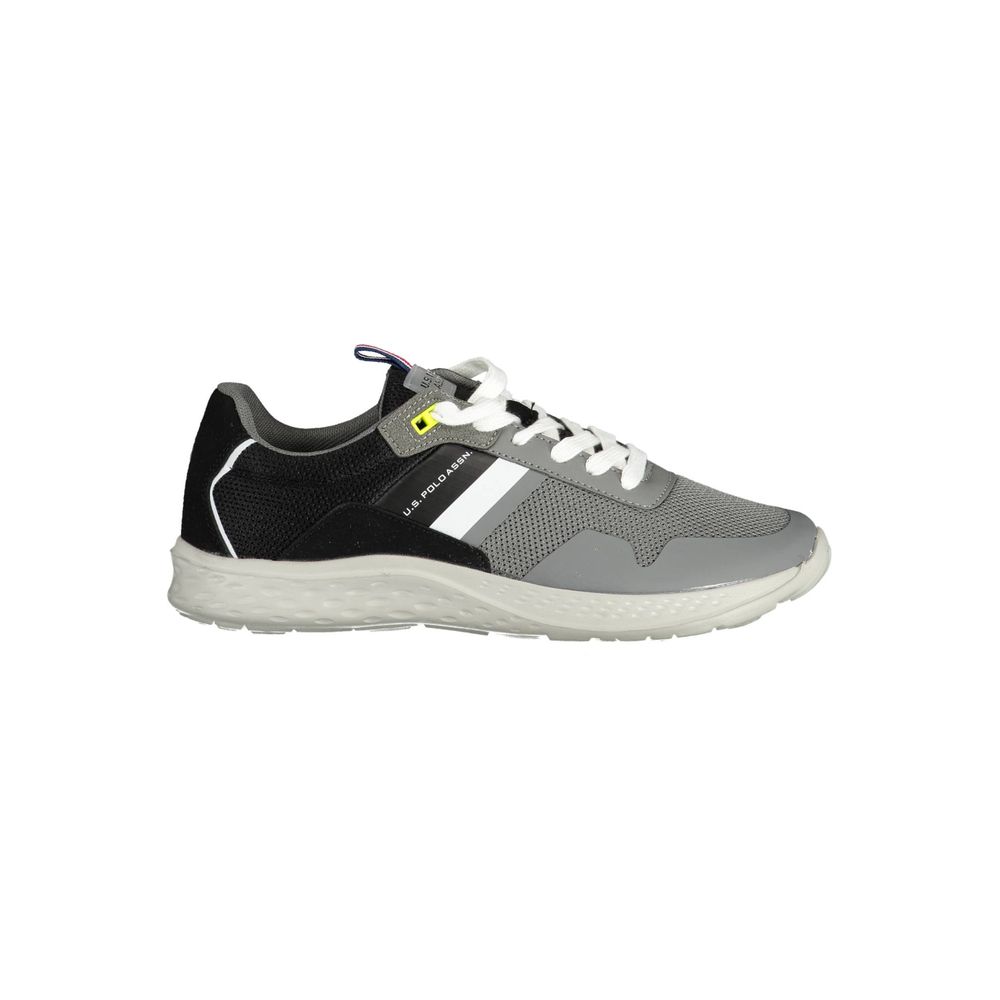U.S. POLO ASSN. Grey Polyester Sneaker