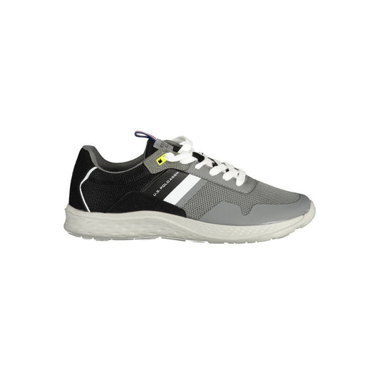 U.S. POLO ASSN. Grey Polyester Sneaker