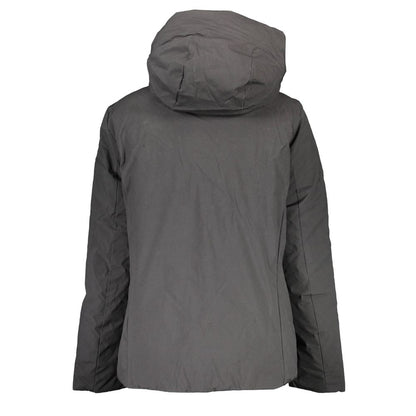 North Sails Black Polyester Jacket with Hood