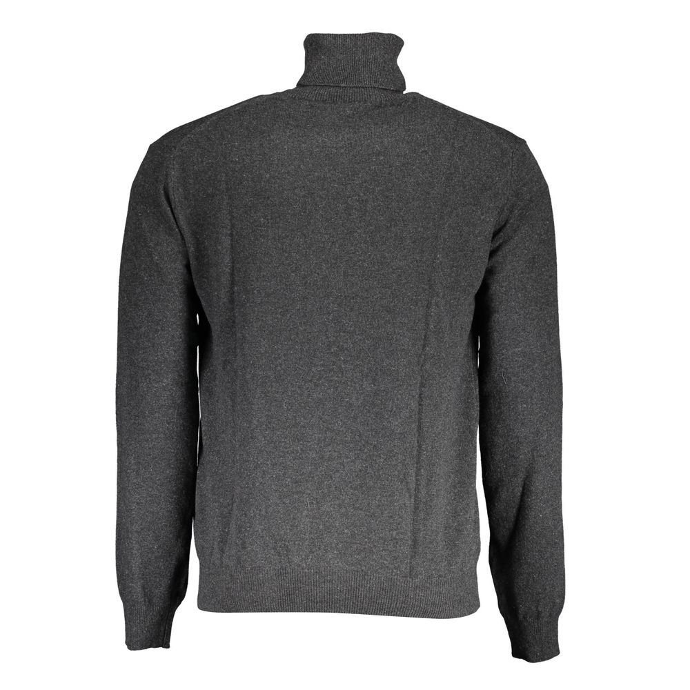 La Martina Gray Wool Sweater - Elegant Comfort Redefined