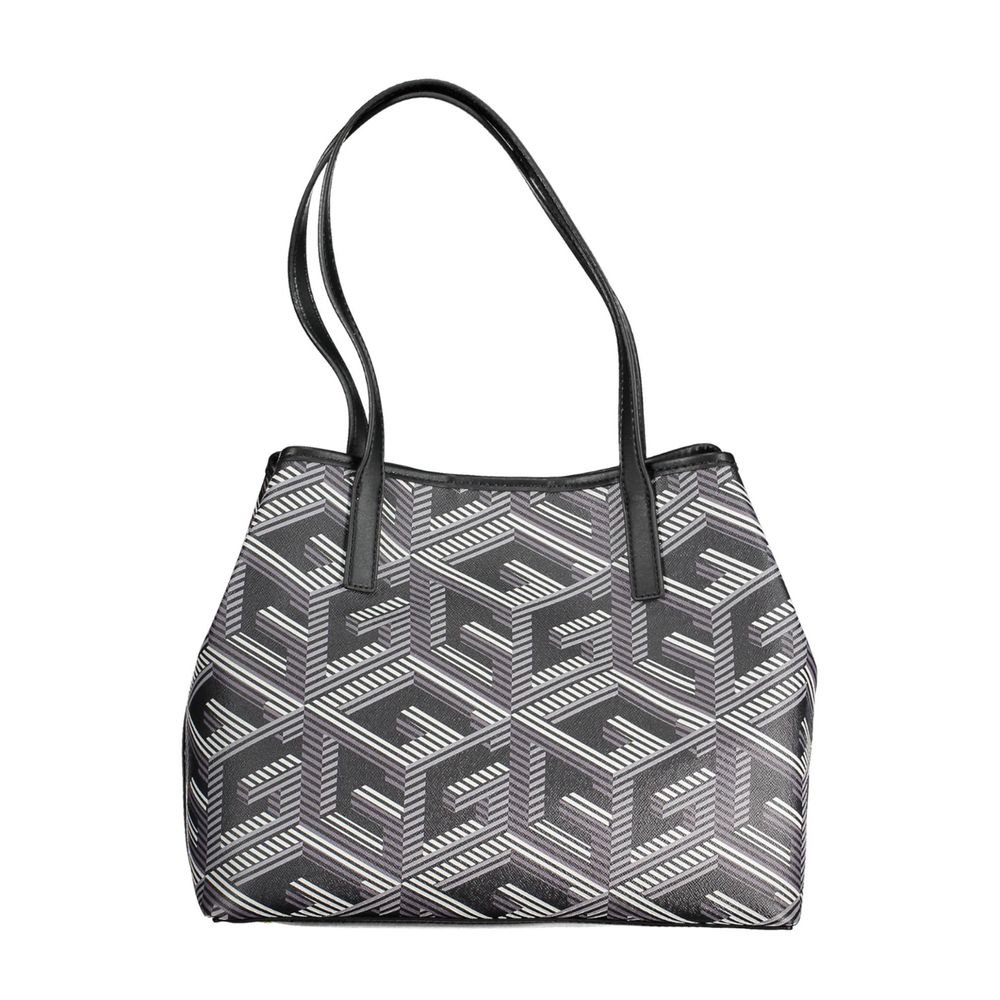 Guess Jeans Black Polyethylene Handbag with Convertible Pochette