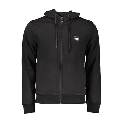 Cavalli Class Black Cotton Sweater - Statement Streetwear Essential