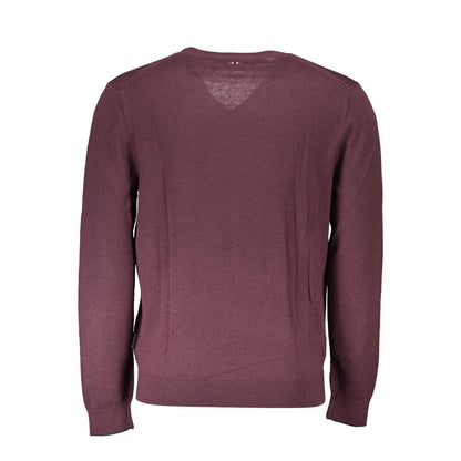 Napapijri Red Wool Sweater: Timeless Style Meets Comfort